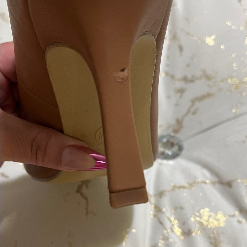 a new day Tan Pointed-Toe Classic Pumps - Picture 5 of 6
